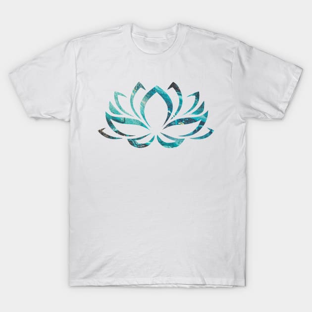 Abstract - Lotus Flower T-Shirt by lunaroveda